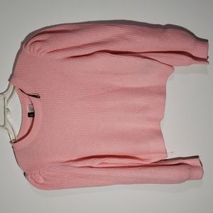 DIVIDED CROPPED SWEATER
